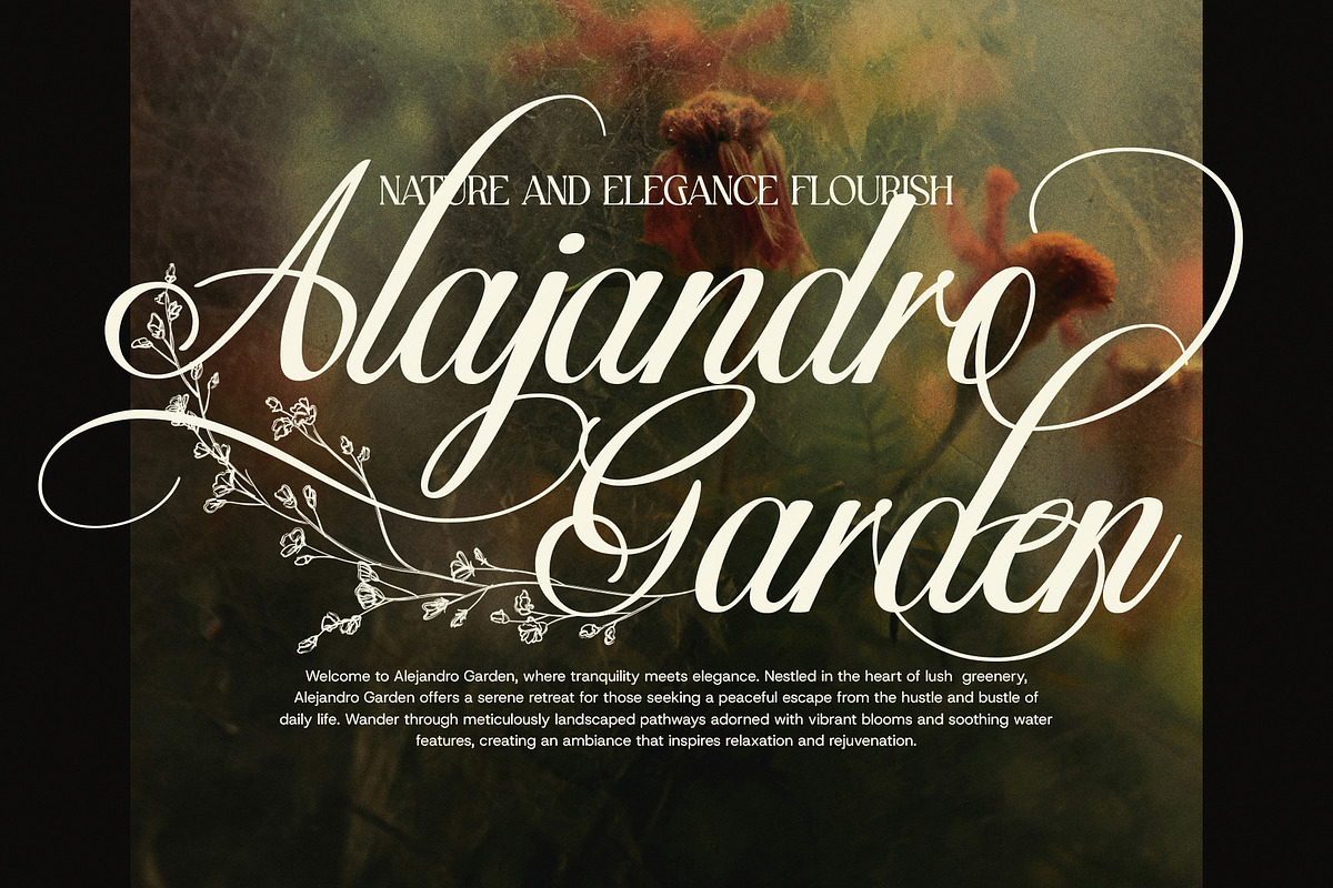 Mahogany Wedding Script Font, a Script Font by Graphicxell (Photo 2 of 8)