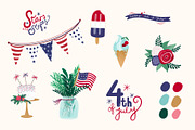 4th of July Clip Art - Celebrate, an Illustration by Poppydesign (Thumbnail 2 of 5)