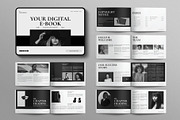 Digital Minimal Ebook Landscape, a Magazine Template by E-Type (Thumbnail 1 of 8)