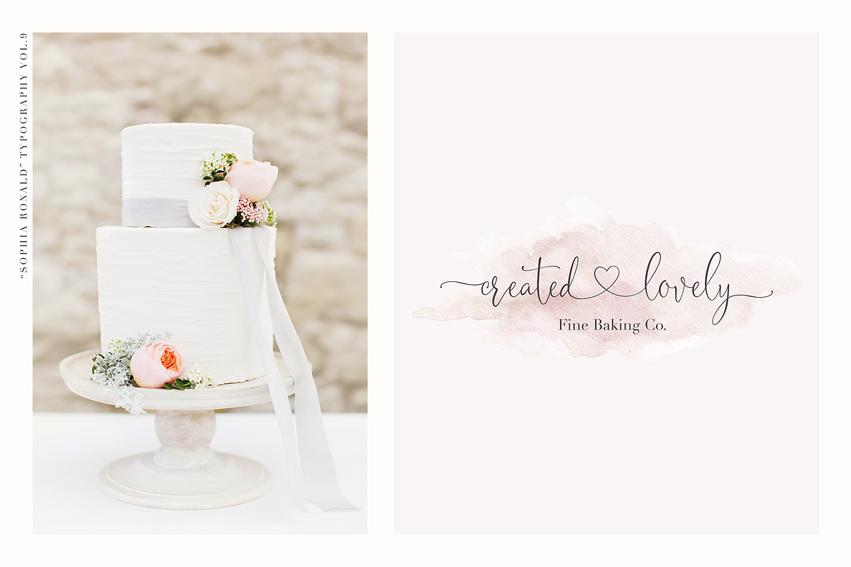 Sophia Ronald // Lovely Script Font, a Script Font by PeachCreme (Photo 15 of 22)