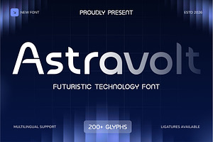 Technology - Astravolt Font
