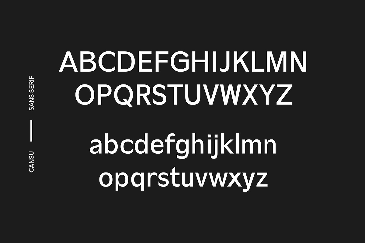 Cansu Sans Serif Font Family preview 8