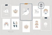 Baby Animals & Pastel Rainbows, an Animal Illustration by tatiletters (Thumbnail 4 of 8)