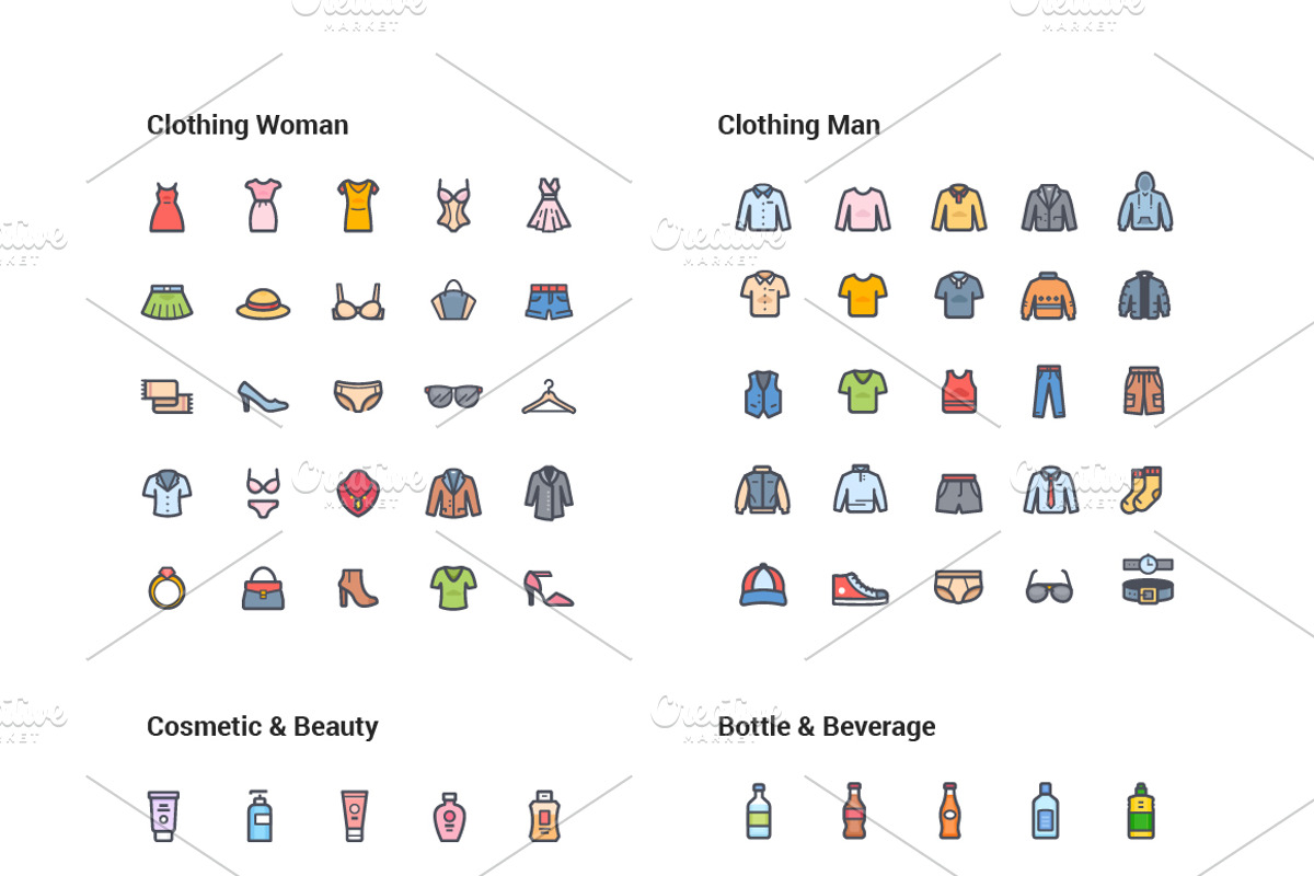 1500 Line Color Icons Pack, an Icon by WORAKAMON Design Studio (Photo 12 of 17)