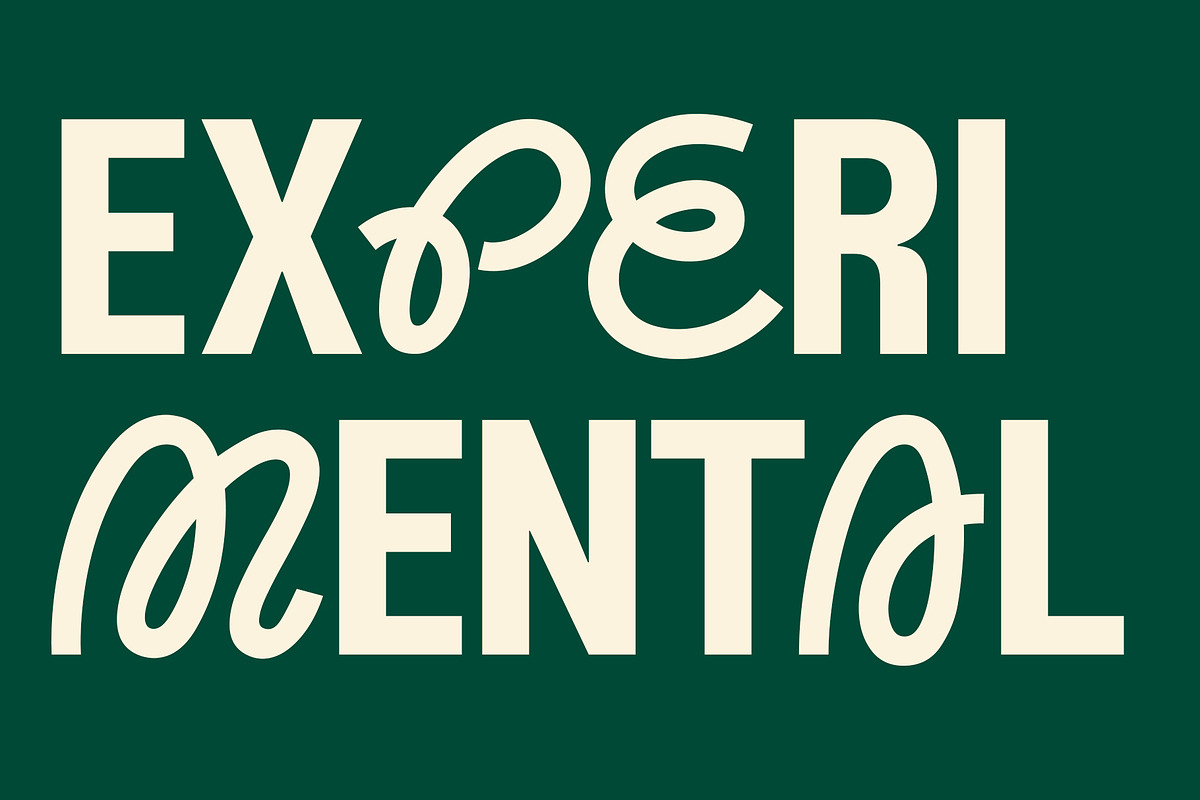 ED Nimpkish - Combination Typeface, a Sans Serif Font by Emyself Design (Photo 2 of 10)