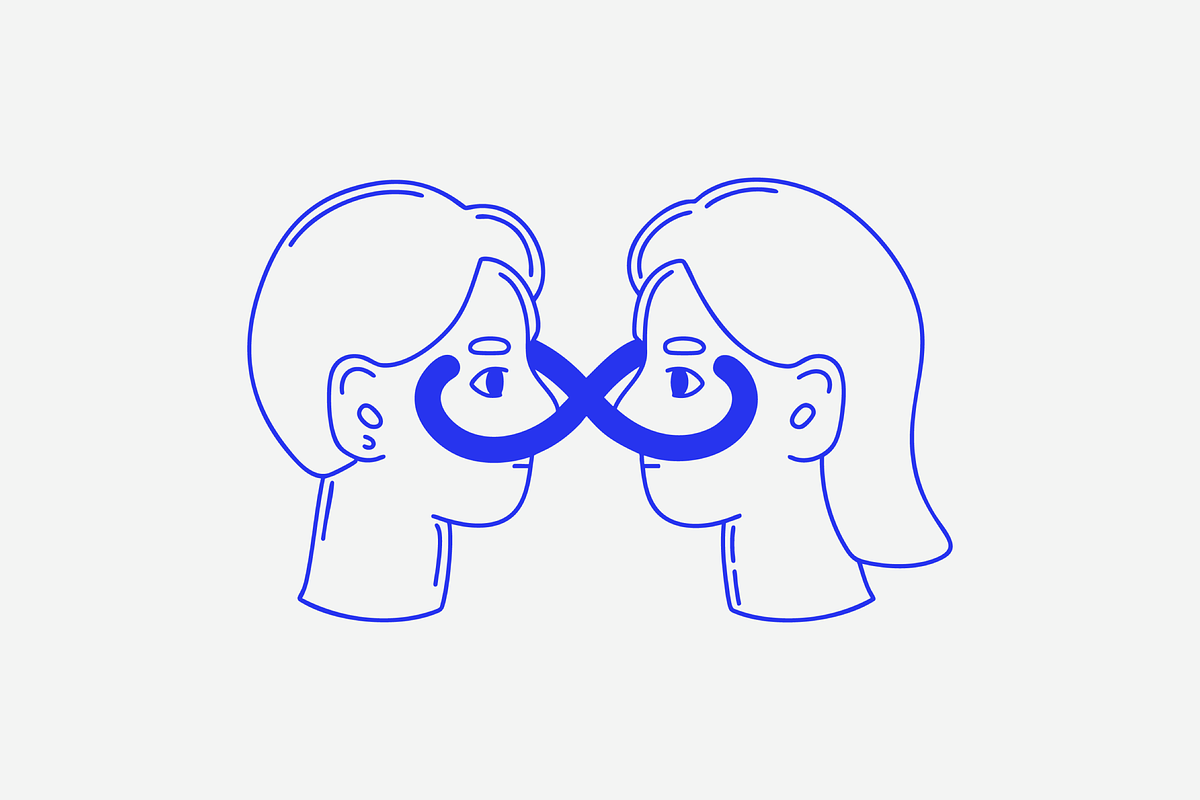 Couple Endless Love Illustration, a Person Illustration by Danil Polshin