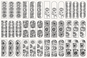 Floral Bookmark Template Bundle, a Stationery Template by Kusumaillustration (Thumbnail 5 of 11)