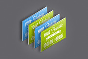 Isometric Website Design Mockups, a Templates & Theme by PitchStock (Thumbnail 2 of 5)