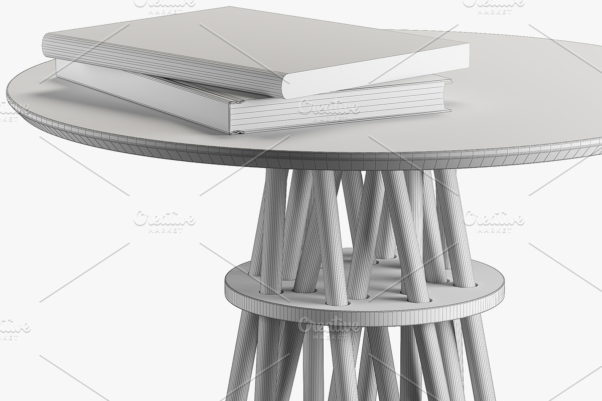 Side tables x 5 3d model, a Furniture 3D Model by 3dmitruk (Photo 6 of 6)