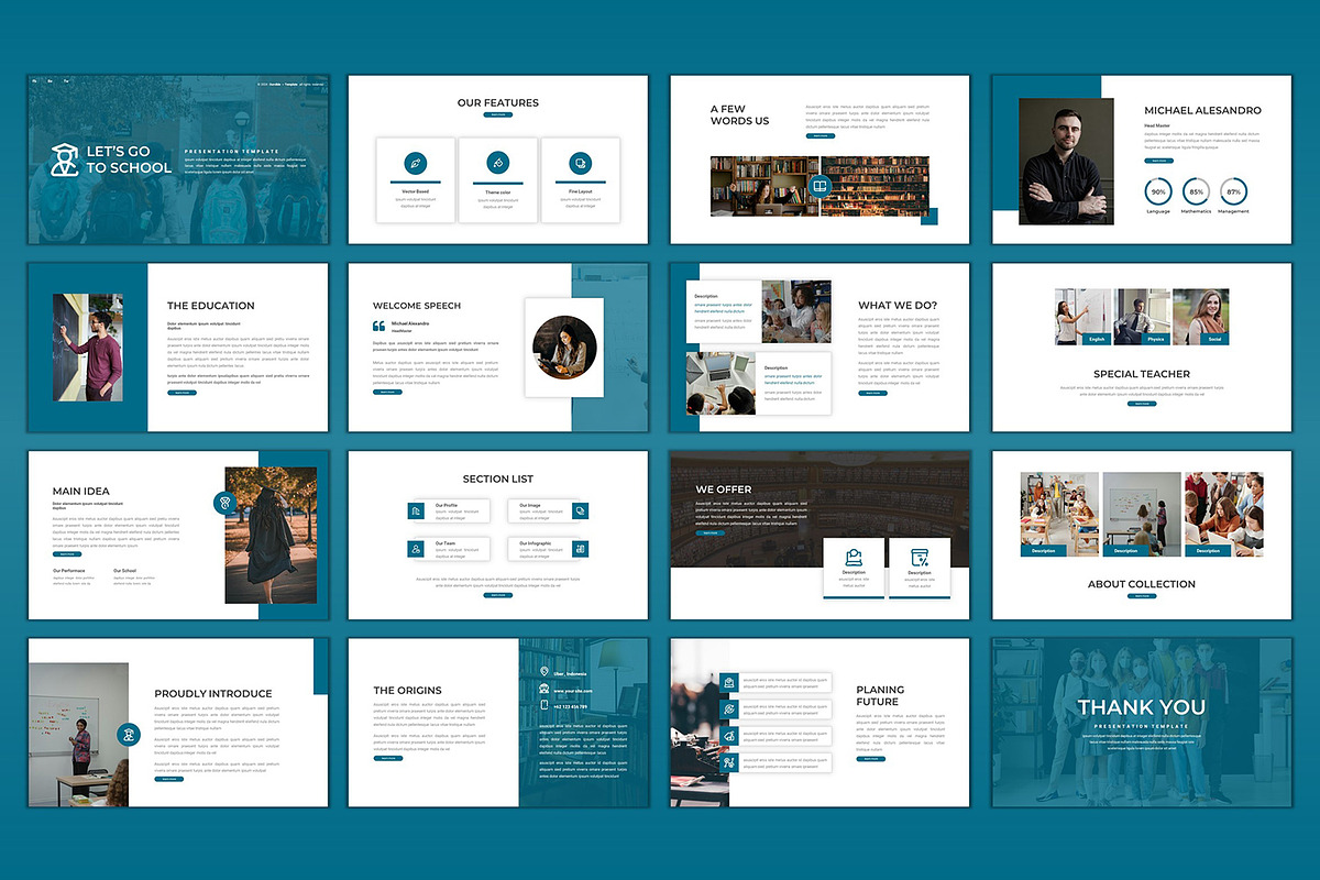 School - Google Slide Template, a Presentation Template by StreaksideStd (Photo 4 of 4)