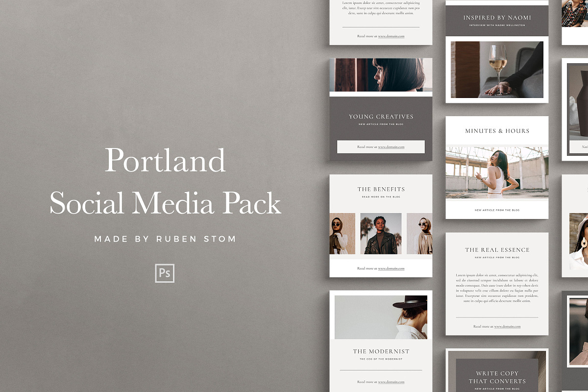 Social Media Bundle, a Social Media Template by Ruben Stom (Photo 17 of 54)