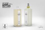 Clear 100ml PET Bottles Mockup, a Packaging Mockup by INCDesign (Thumbnail 8 of 10)
