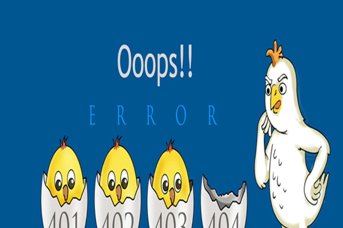 404 Error, a Websites & App Template by erikadesign