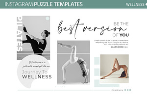 Instagram Puzzle Templates Wellness