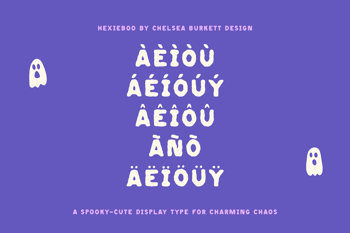 Hexieboo Font, a Sans Serif Font by Chelsea Burkett (Photo 4 of 6)