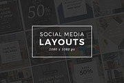 Instagram Social Media Layouts, a Templates & Theme by Medialoot (Thumbnail 1 of 3)