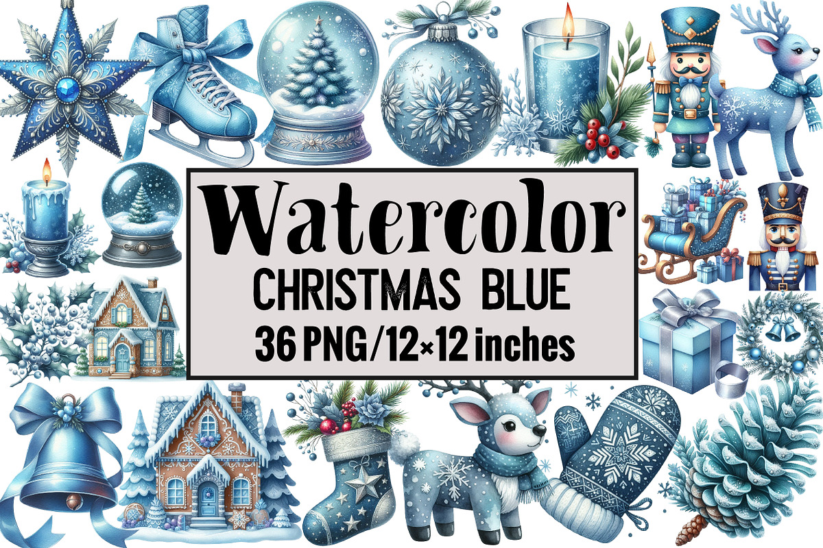 Christmas Blue, an Illustration by Design Market (Photo 1 of 3)