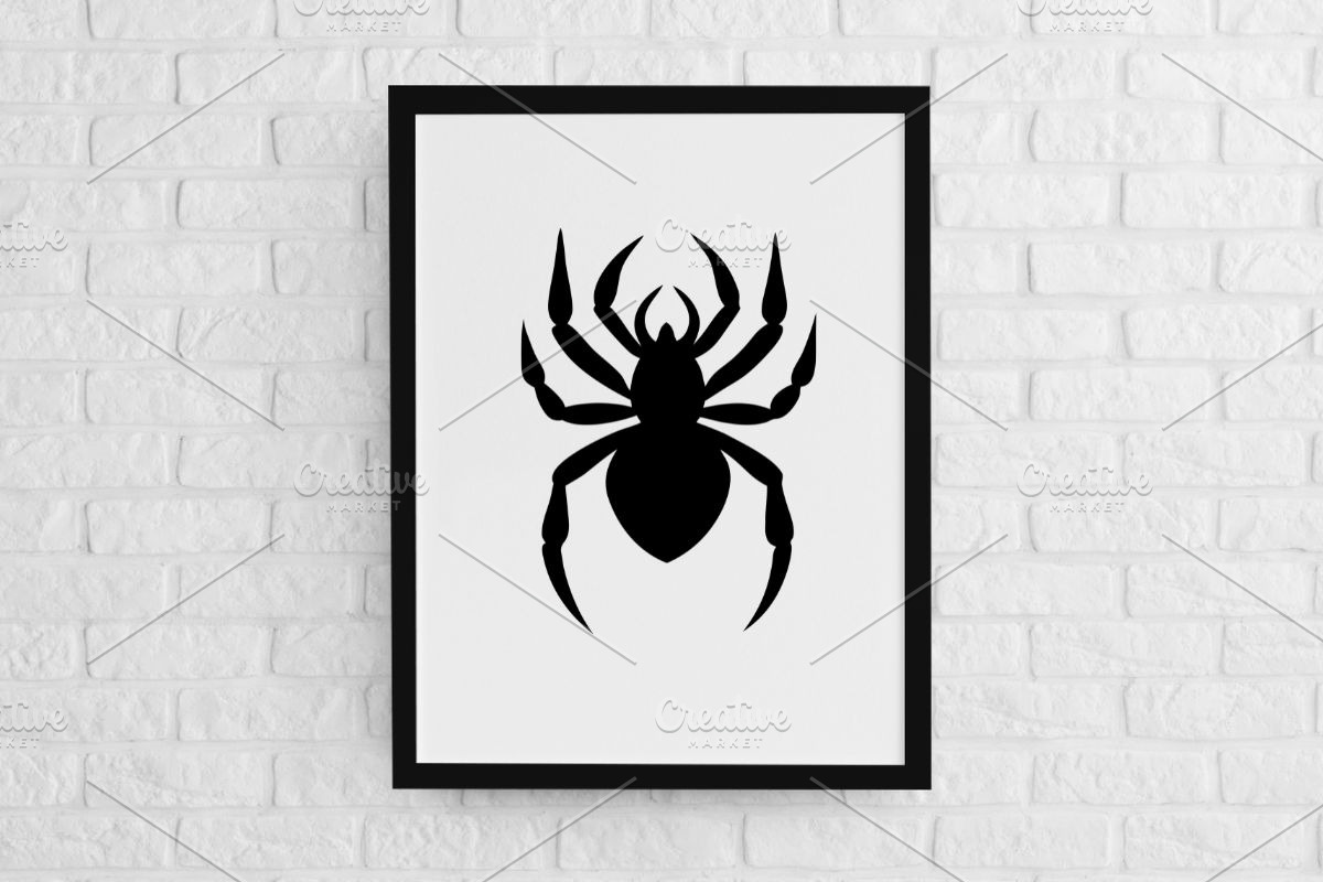 Spider Silhouette SVG, an Animal Illustration by newminddesign (Photo 2 of 5)