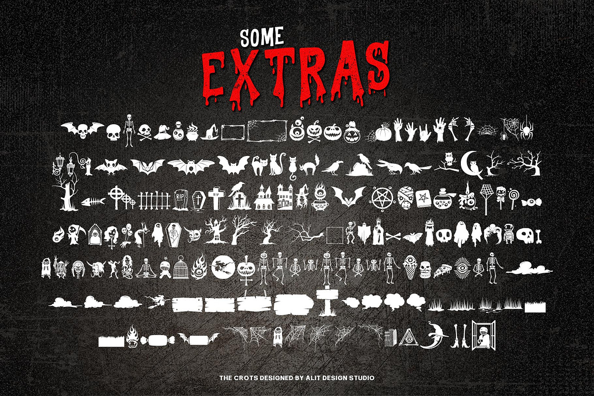 The Crots Typeface, a Script Font by alit design (Photo 11 of 15)