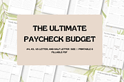 Paycheck Budget Planner Canva + PDF, a Stationery Template by Designbudy (Thumbnail 1 of 7)