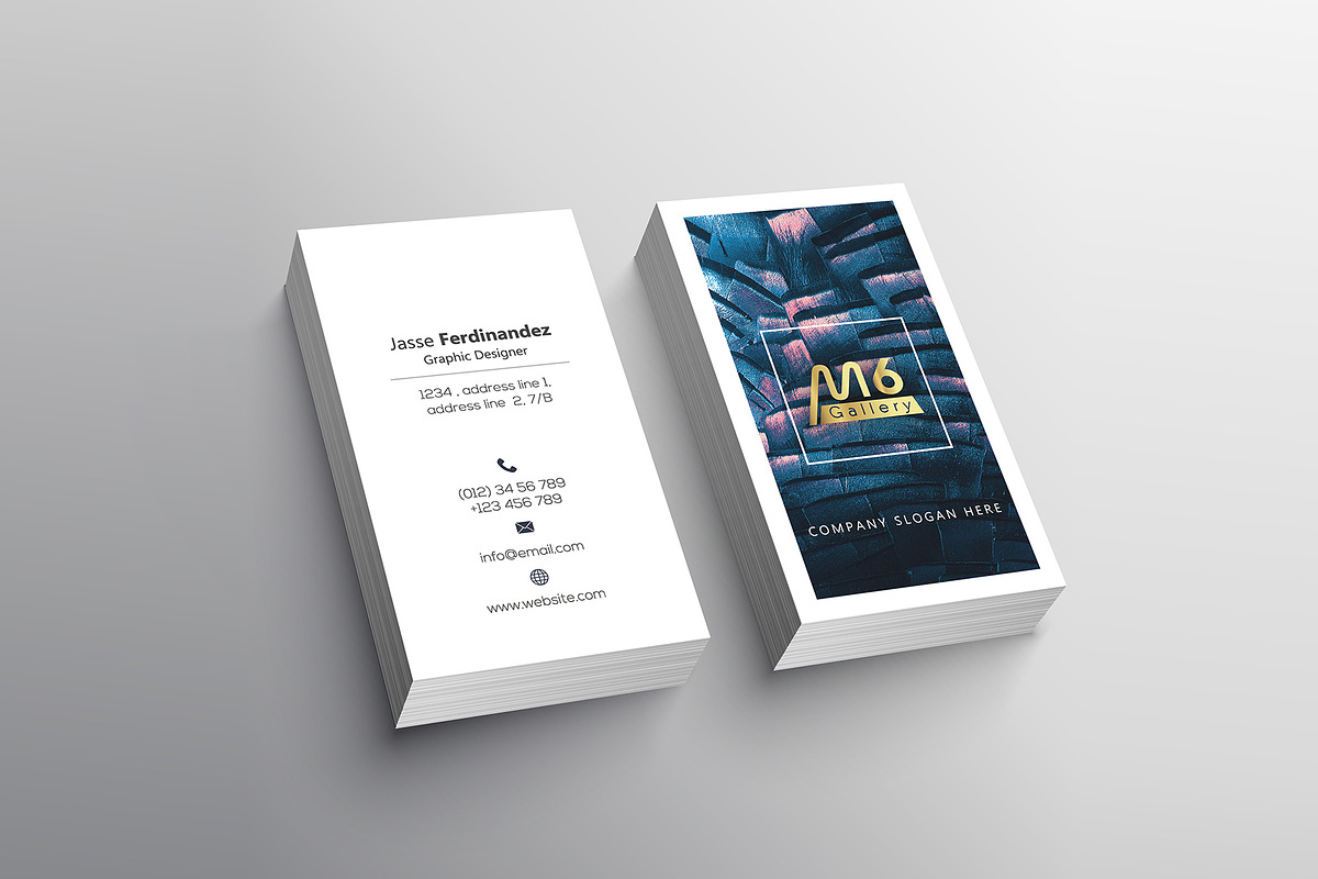 Unique 50 Business Card Bundle, a Business Card Template by M6 Gallery (Photo 85 of 151)
