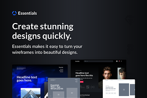 Essentials Wireframe Kit