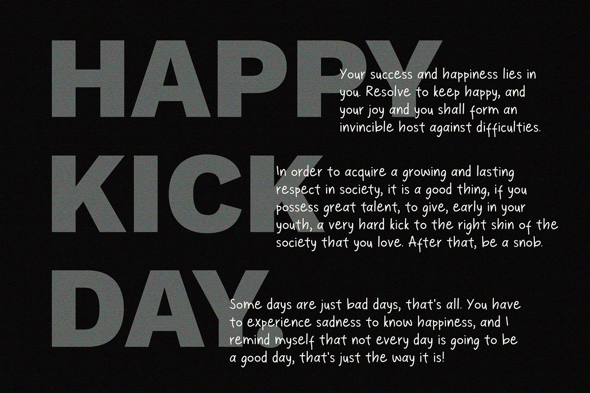Workbench - The Editorial Font, a Handwritten Font by Graphicfresh (Photo 5 of 7)