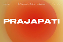 Prajapati Display Sans Serif Font