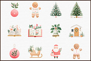 Vintage Old Christmas Clipart Bundle, an Illustration by Sublimation Artist (Thumbnail 3 of 6)