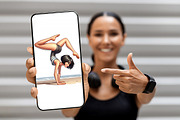 Quirky Yoga Girl Clipart Bundle., a Healthcare Illustration by GalaDesign03 (Thumbnail 5 of 6)
