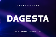 Dagesta Techno Sans 2 Style Font, a Sans Serif Font by Monoletter Studio (Thumbnail 4 of 6)