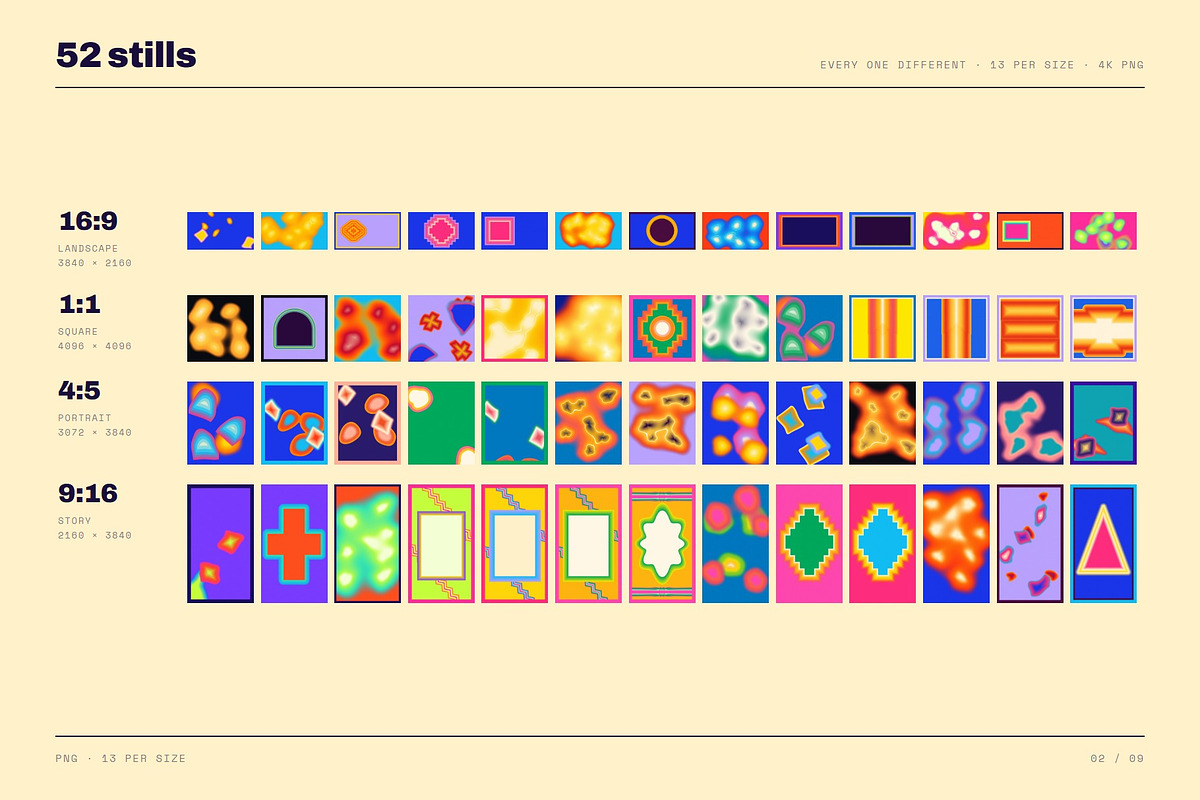 Heatwave Heat Map Gradients & Loops, a Background Graphic by Studio Kenzo (Photo 2 of 10)