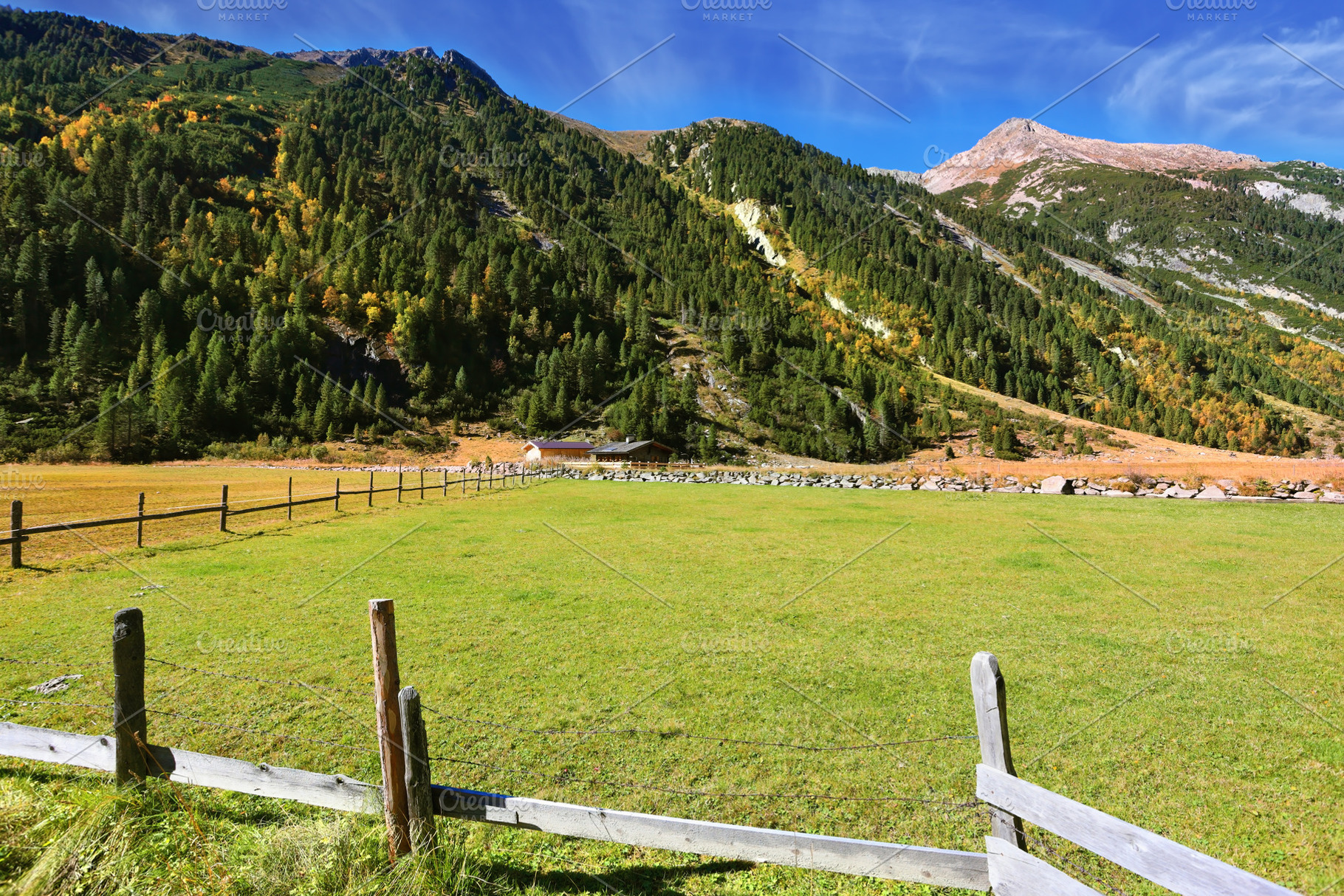 The day in the Austrian Alps, a Nature Photo by kavram