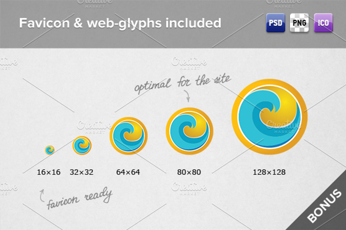 Heaven Beach Logo, a Branding & Logo Template by Web Design Label (Photo 5 of 5)