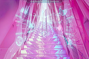 Pink Crystal Staircase Background, a Background Graphic by Aura Canyon HQ (Thumbnail 6 of 7)