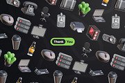 Office Stuff 3D Icons, an Object 3D Model by Rakata Studio (Thumbnail 6 of 7)