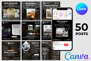 Indoor Social Media - Canva Template, a Social Media Template by Mohammad Sarfaraz (Thumbnail 1 of 9)