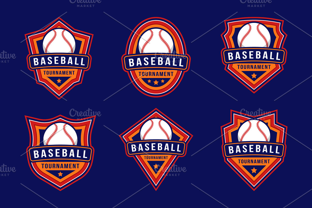 baseball badge logo design, a Branding & Logo Template by Abdul Aris (Photo 2 of 2)