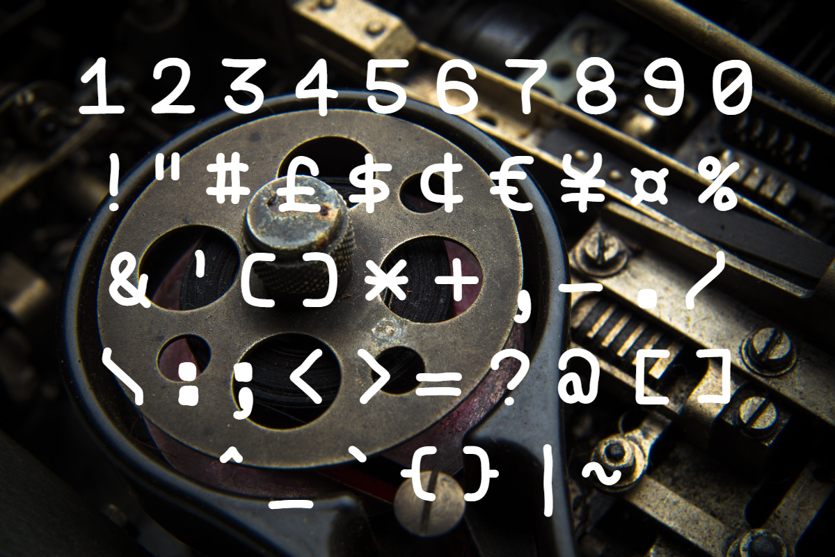 Teletype Curve, a Sans Serif Font by TNE Designs (Photo 4 of 5)