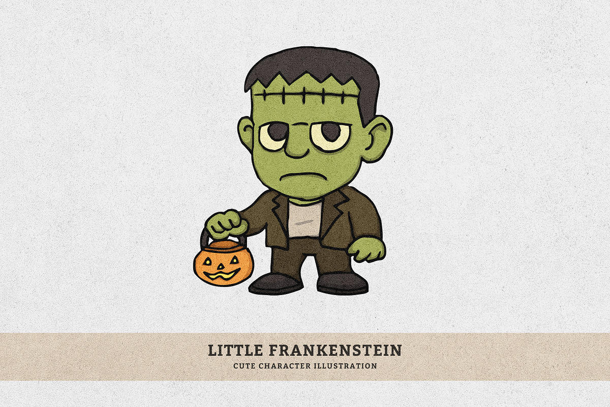 Kids Trick-or-Treat Illustration, an Illustration by MEANDSTUDIO (Photo 8 of 11)