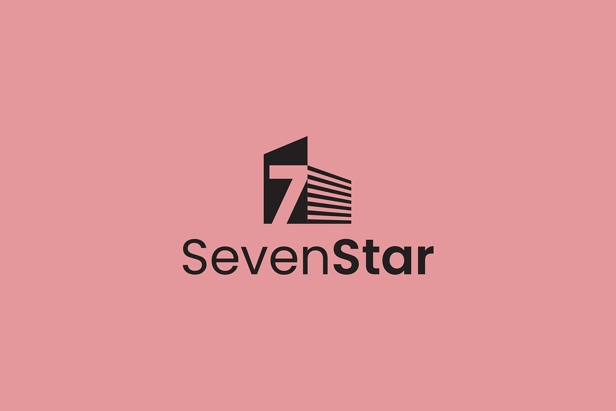Letter Seven - Star Logo Template, a Branding & Logo Template by Graplick (Photo 5 of 9)