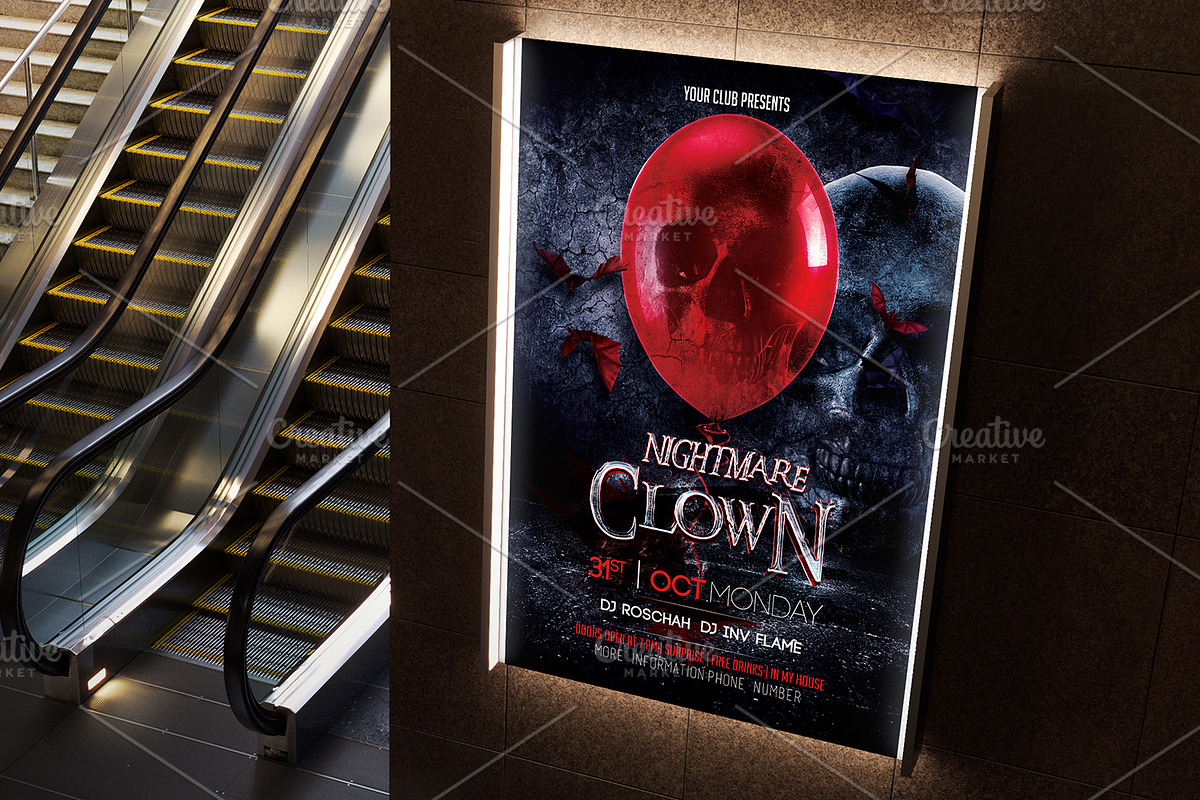Halloween Flyer Bundle 10 in 1, a Flyer Template by Basez Flyers (Photo 17 of 19)