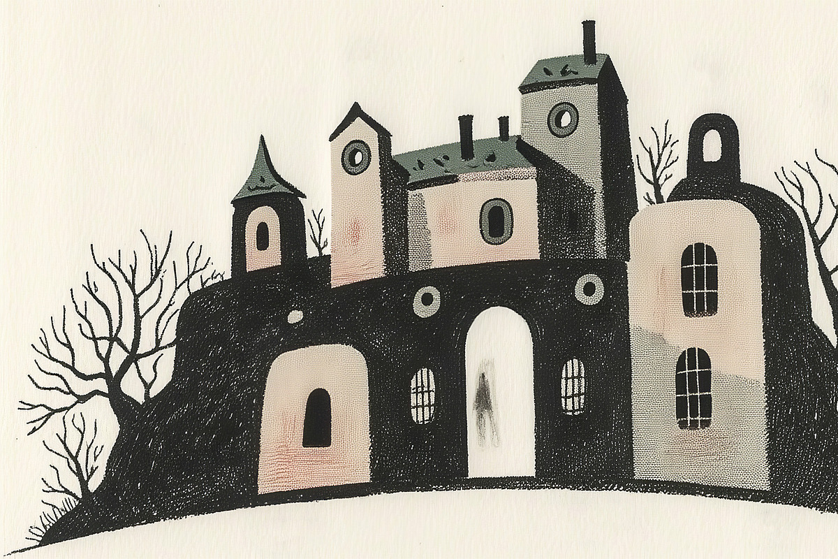 Whimsical Surreal Castle, a Decorative Illustration by StockVerse Creative (Photo 4 of 4)