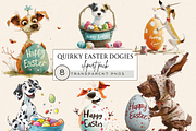 QUIRKY AND WHIMSICAL DOGS CLIPART, an Animal Illustration by Daring Digies (Thumbnail 4 of 8)