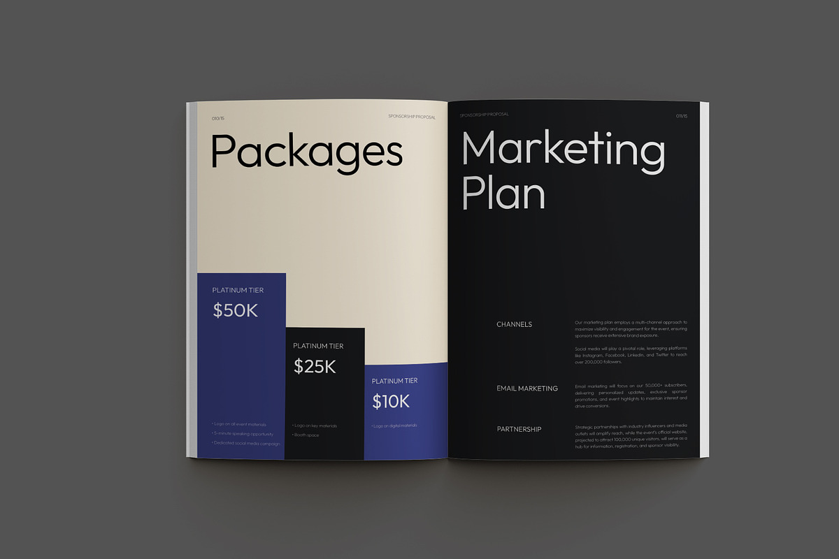 Blue Minimal Sponsorship Proposal preview 7