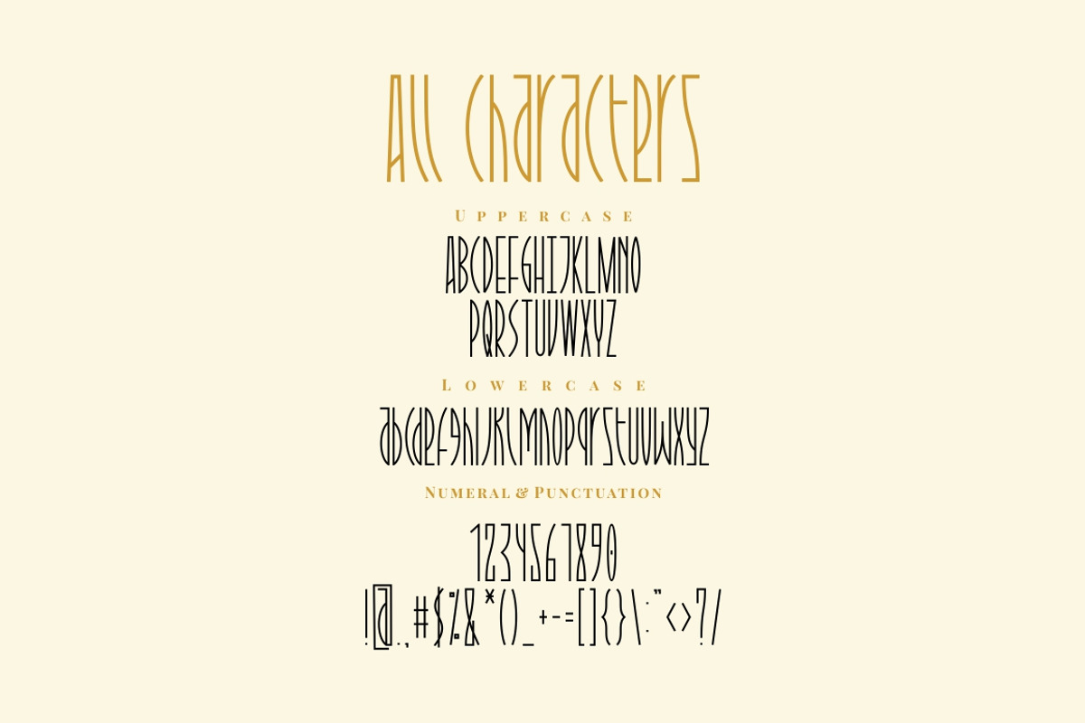 Attaira - Display & Signature Font preview 4