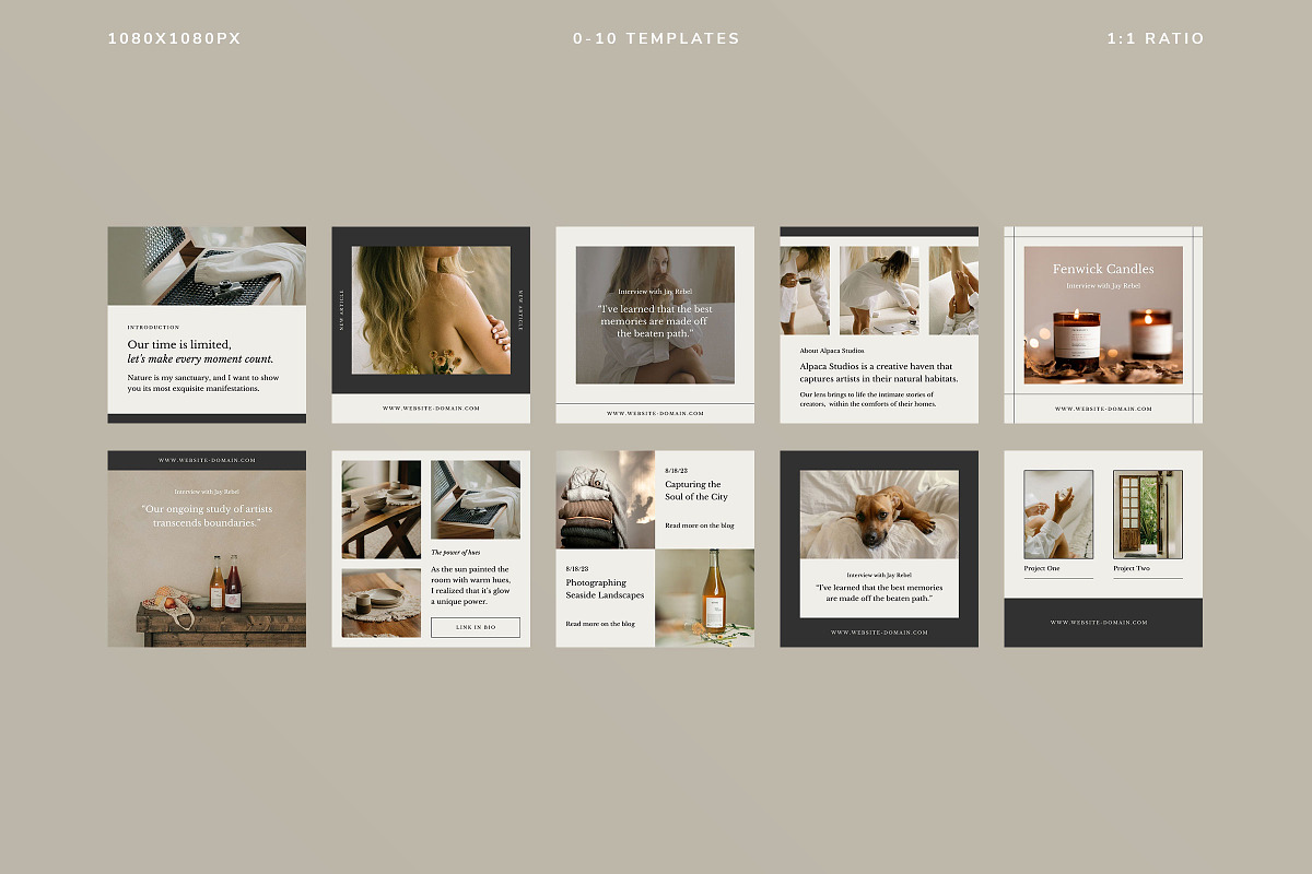Alpaca Social Media Kit, a Social Media Template by Ruben Stom (Photo 18 of 19)