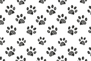 Paw print seamless pattern, a Pattern Graphic by gulsengunel (Thumbnail 5 of 6)
