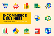 E-Commerce Illustration Pack 1, a Duotone Icon by Dylan Abuel (Thumbnail 1 of 6)