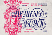 Bromora Typeface, a Blackletter Font by alit design (Thumbnail 19 of 20)
